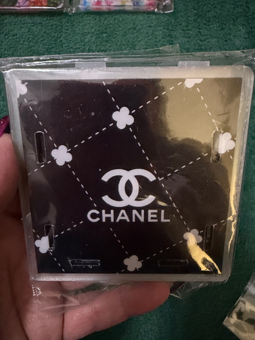 Designer Inspired Black & White Logo Pen Holder